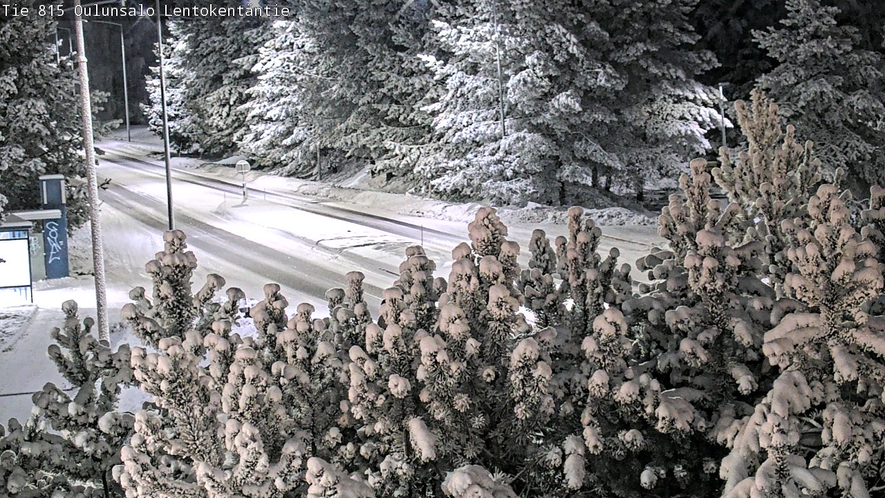 Kelikamerat Kuva Tie 816 Oulunsalo, Lentokentäntie, Oulu, Pohjois-Pohjanmaa