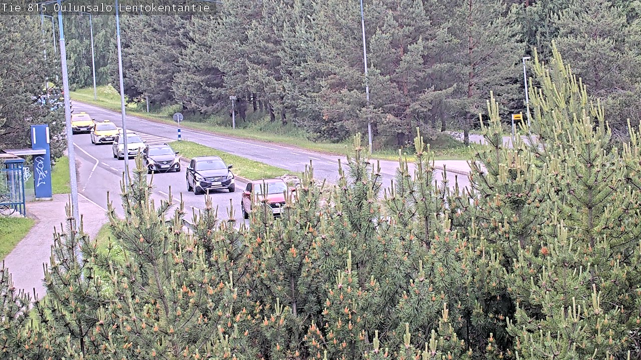 Kelikamerat Kuva Tie 816 Oulunsalo, Lentokentäntie, Oulu, Pohjois-Pohjanmaa