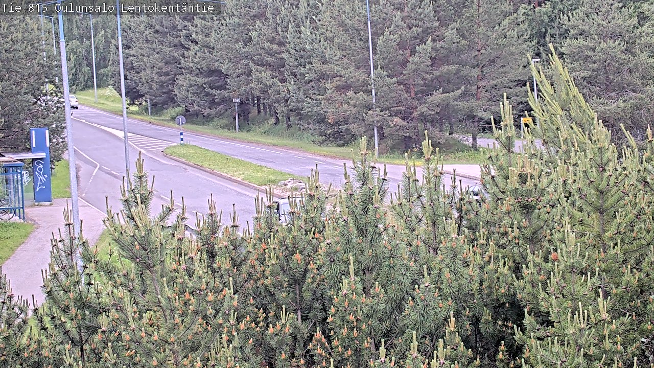 Kelikamerat Kuva Tie 816 Oulunsalo, Lentokentäntie, Oulu, Pohjois-Pohjanmaa