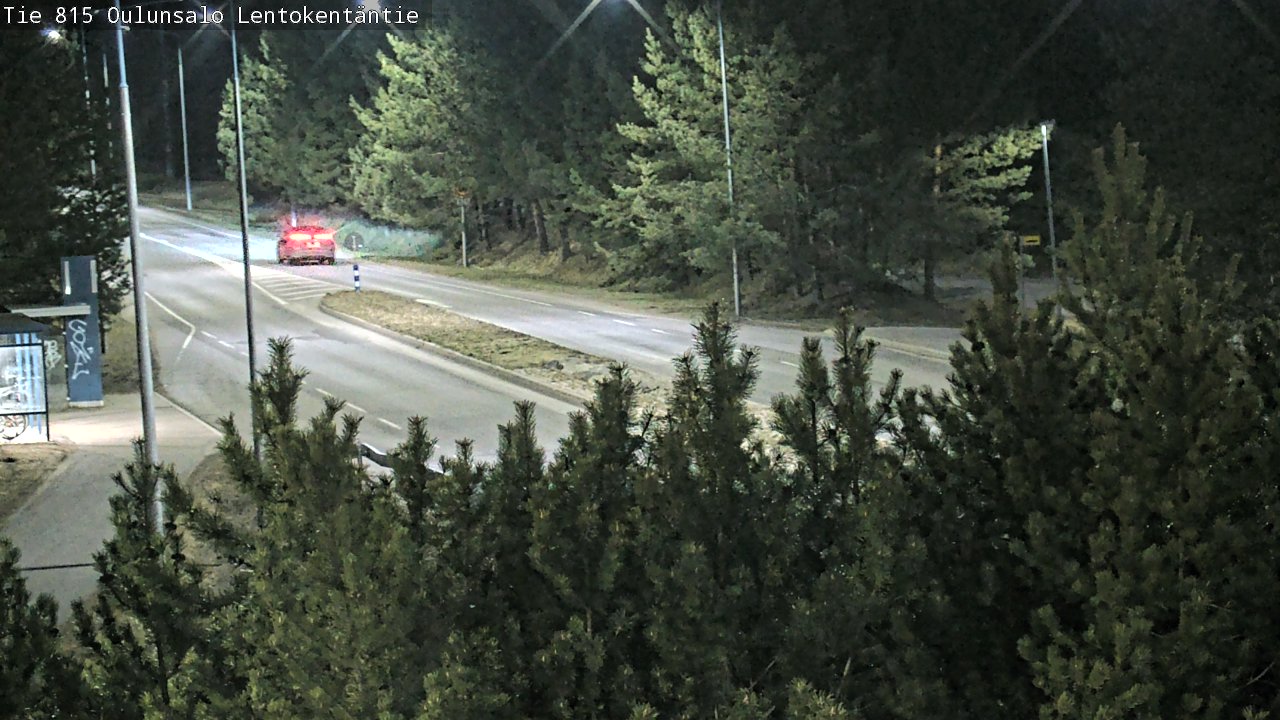 Weather Camera Image Road 816 Oulunsalo, Lentokentäntie, Oulu, Pohjois-Pohjanmaa