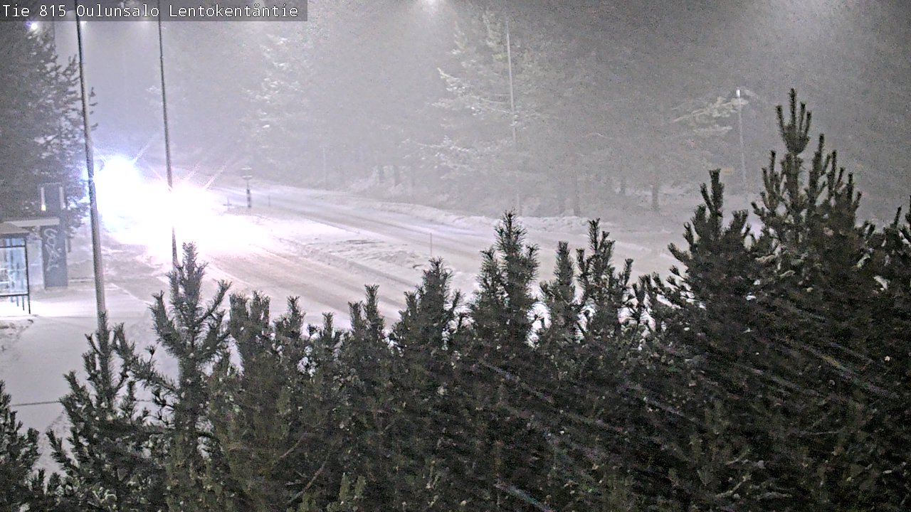 Kelikamerat Kuva Tie 816 Oulunsalo, Lentokentäntie, Oulu, Pohjois-Pohjanmaa