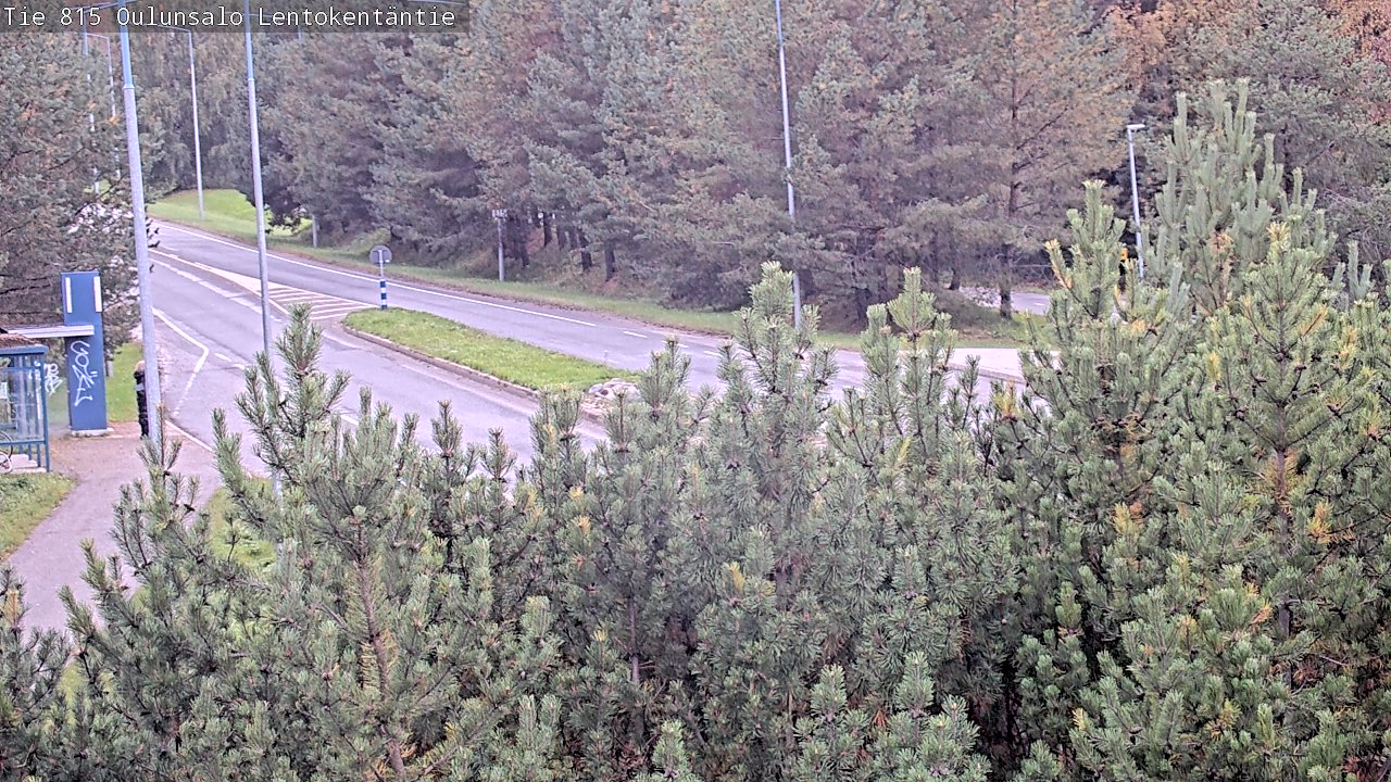 Kelikamerat Kuva Tie 816 Oulunsalo, Lentokentäntie, Oulu, Pohjois-Pohjanmaa