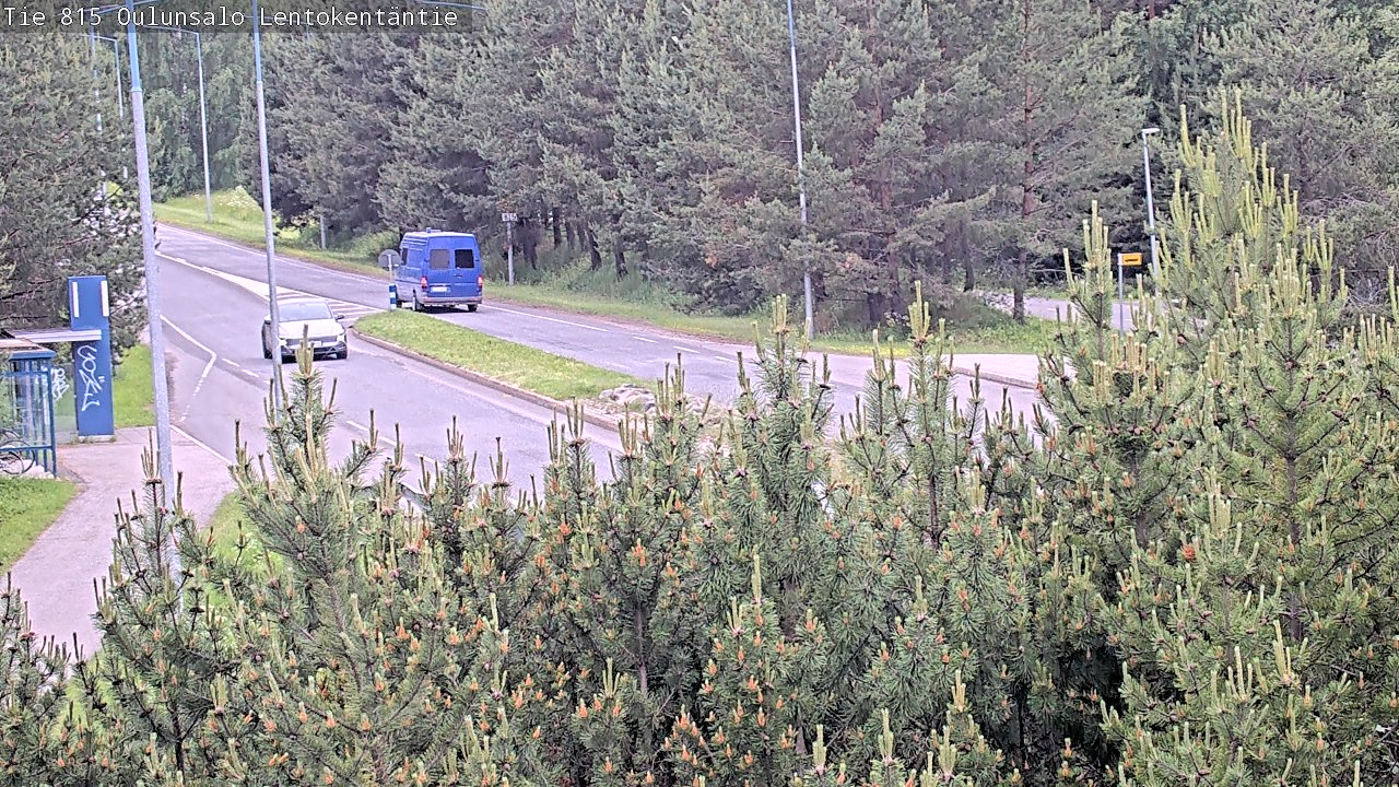Kelikamerat Kuva Tie 816 Oulunsalo, Lentokentäntie, Oulu, Pohjois-Pohjanmaa