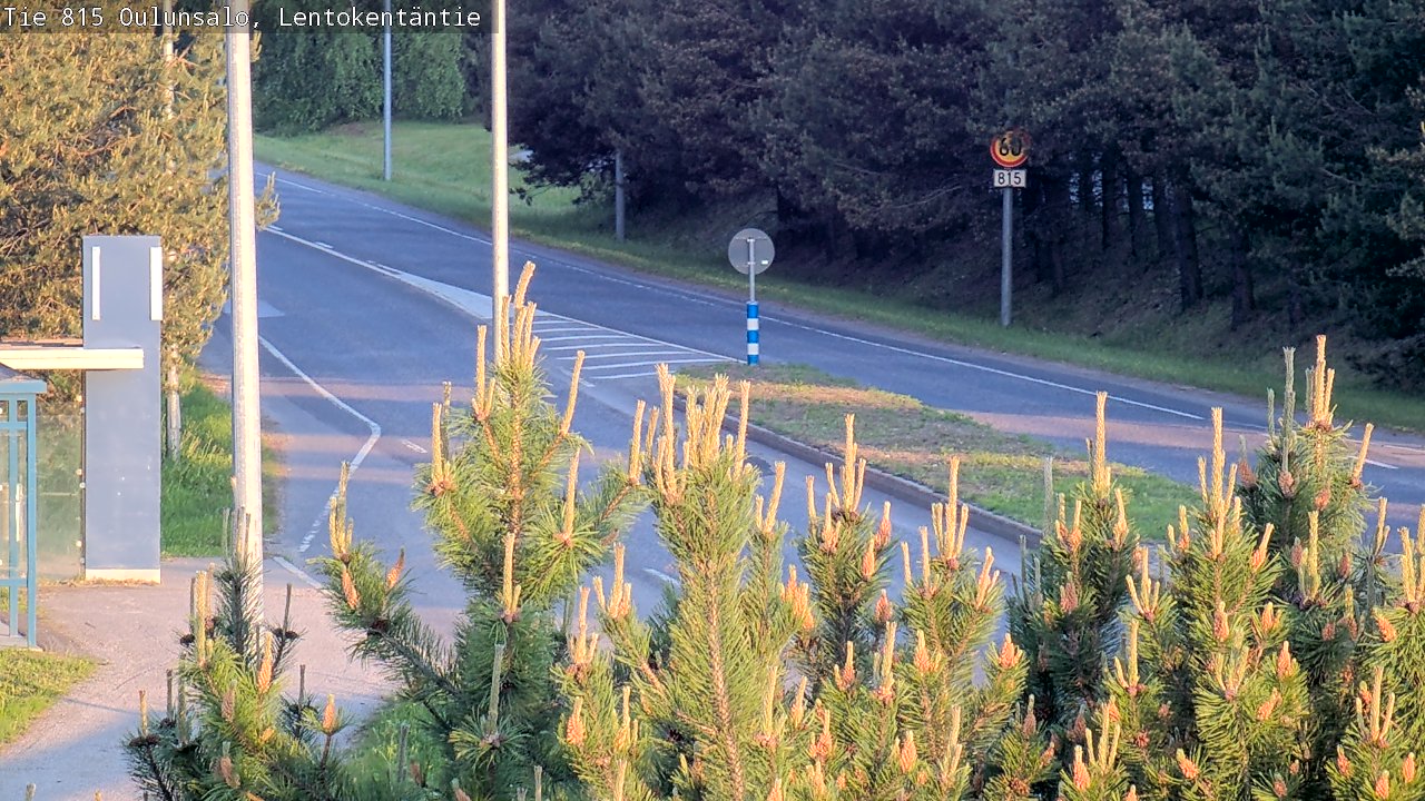 Weather Camera Image Road 816 Oulunsalo, Lentokentäntie, Oulu, Pohjois-Pohjanmaa