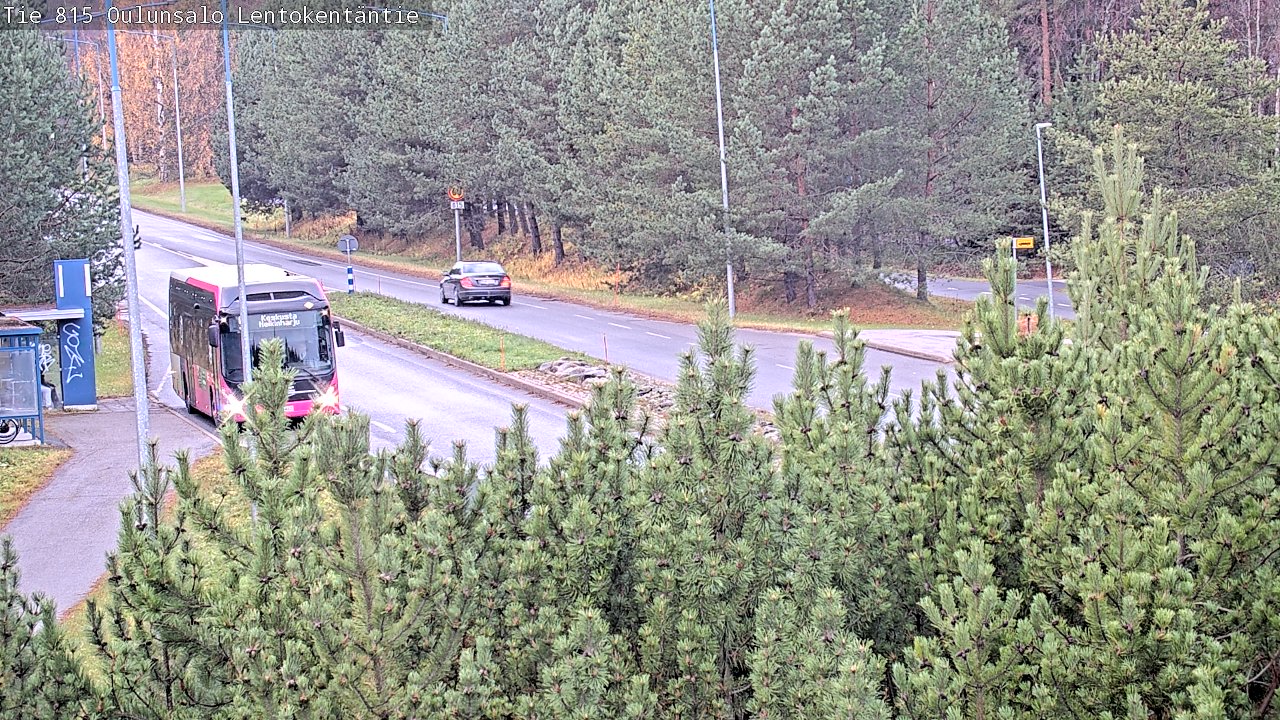 Kelikamerat Kuva Tie 816 Oulunsalo, Lentokentäntie, Oulu, Pohjois-Pohjanmaa