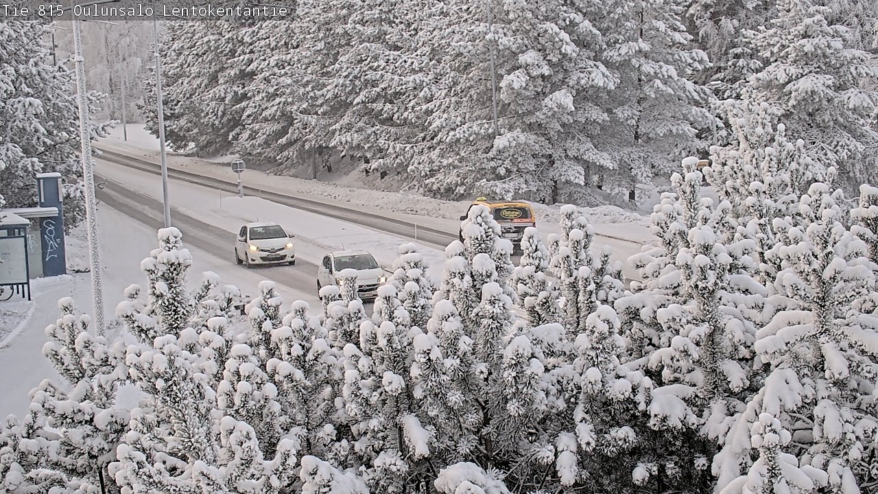 Kelikamerat Kuva Tie 816 Oulunsalo, Lentokentäntie, Oulu, Pohjois-Pohjanmaa