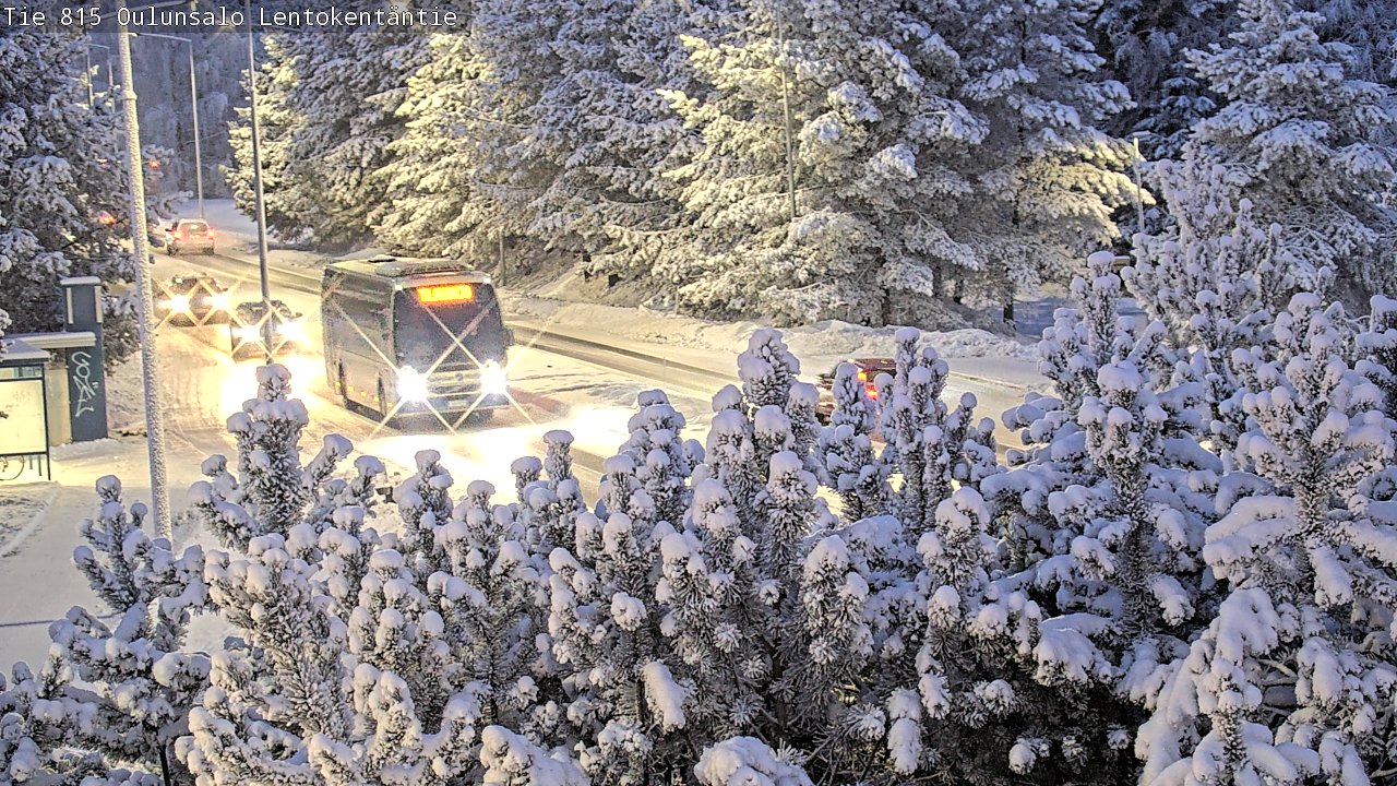 Kelikamerat Kuva Tie 816 Oulunsalo, Lentokentäntie, Oulu, Pohjois-Pohjanmaa