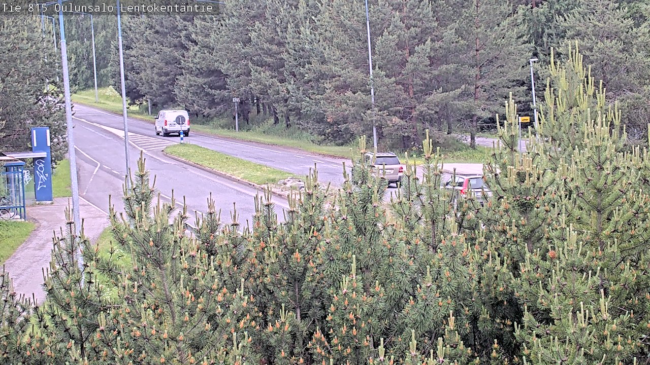 Kelikamerat Kuva Tie 816 Oulunsalo, Lentokentäntie, Oulu, Pohjois-Pohjanmaa