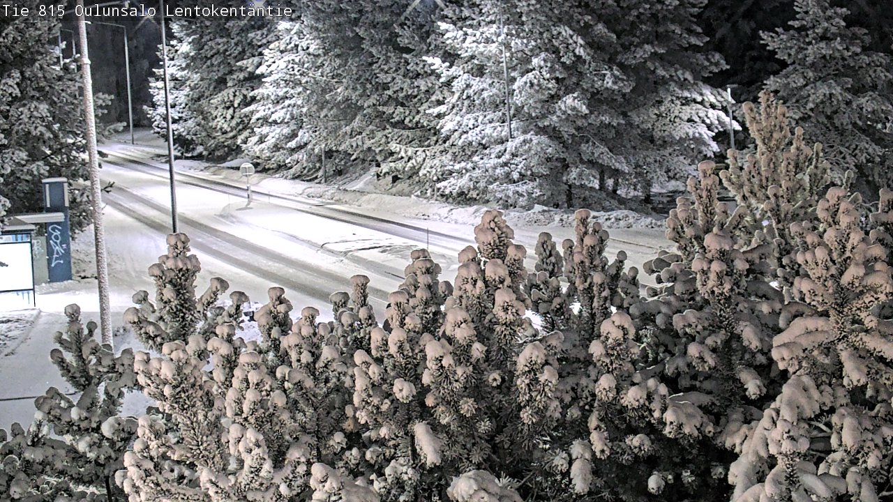 Kelikamerat Kuva Tie 816 Oulunsalo, Lentokentäntie, Oulu, Pohjois-Pohjanmaa