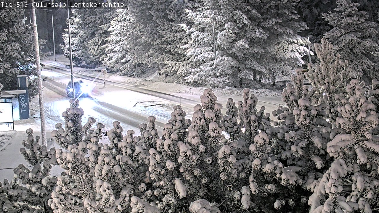 Kelikamerat Kuva Tie 816 Oulunsalo, Lentokentäntie, Oulu, Pohjois-Pohjanmaa