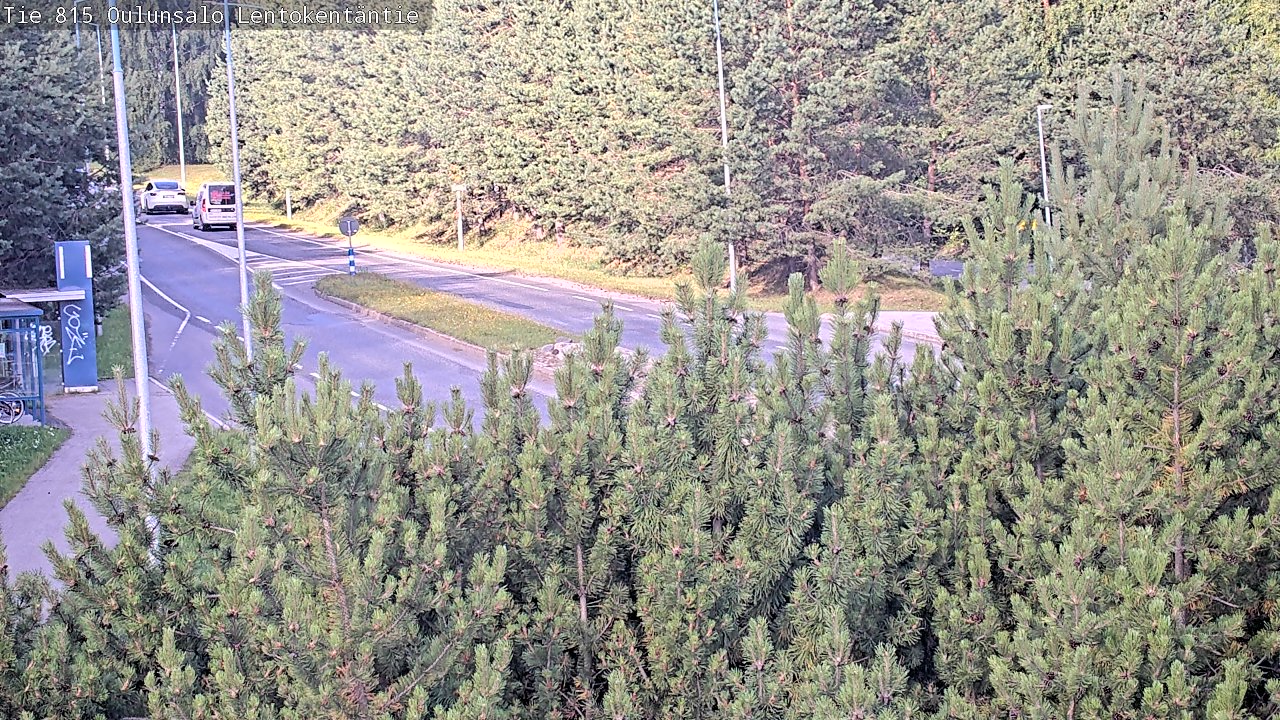 Kelikamerat Kuva Tie 816 Oulunsalo, Lentokentäntie, Oulu, Pohjois-Pohjanmaa