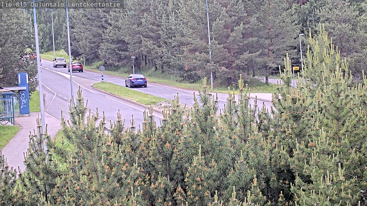 Kelikamerat Kuva Tie 816 Oulunsalo, Lentokentäntie, Oulu, Pohjois-Pohjanmaa