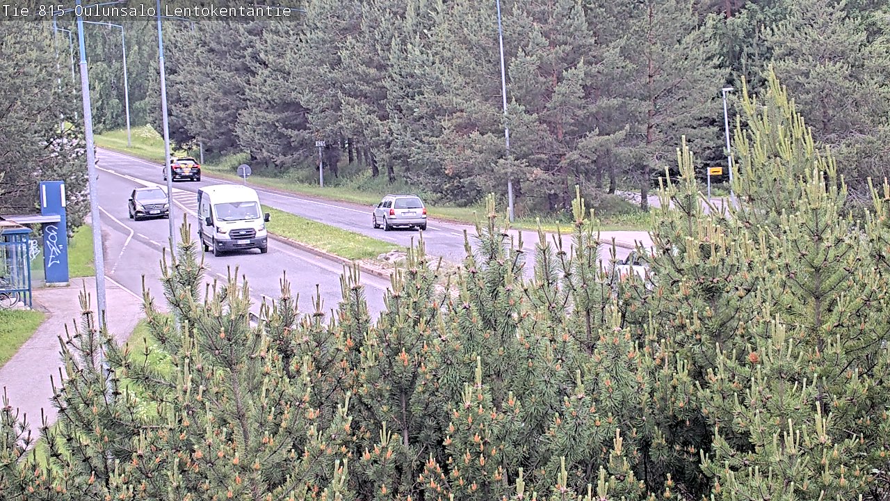 Kelikamerat Kuva Tie 816 Oulunsalo, Lentokentäntie, Oulu, Pohjois-Pohjanmaa