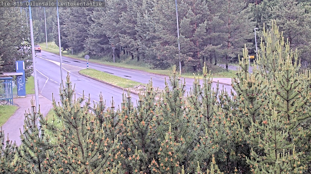 Kelikamerat Kuva Tie 816 Oulunsalo, Lentokentäntie, Oulu, Pohjois-Pohjanmaa