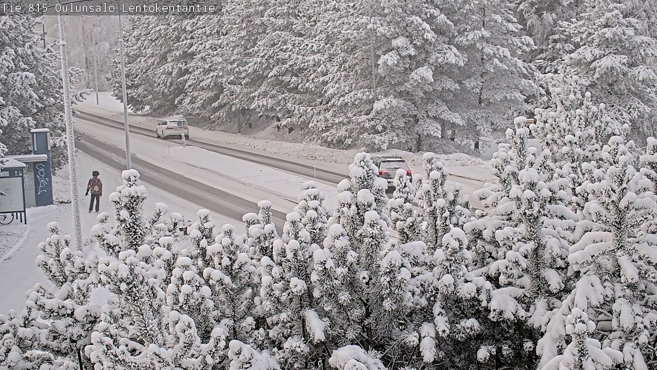 Kelikamerat Kuva Tie 816 Oulunsalo, Lentokentäntie, Oulu, Pohjois-Pohjanmaa