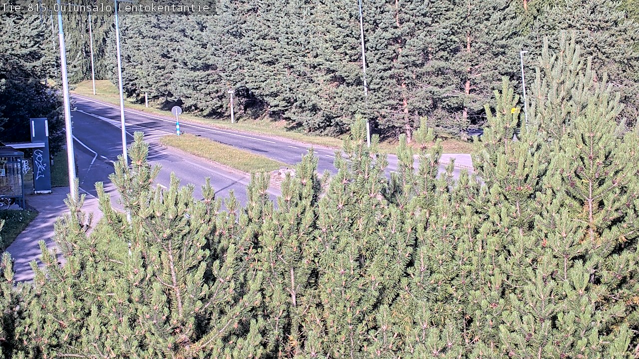 Weather Camera Image Road 816 Oulunsalo, Lentokentäntie, Oulu, Pohjois-Pohjanmaa