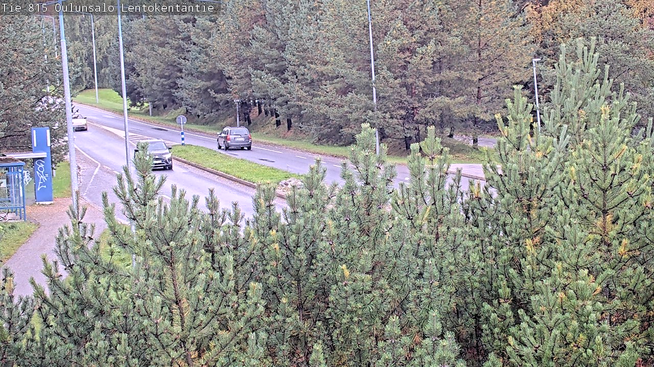Weather Camera Image Road 816 Oulunsalo, Lentokentäntie, Oulu, Pohjois-Pohjanmaa