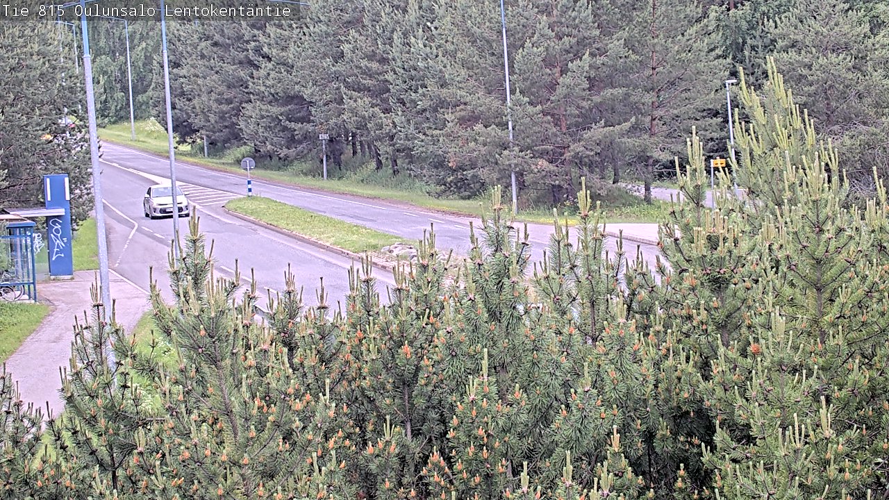Kelikamerat Kuva Tie 816 Oulunsalo, Lentokentäntie, Oulu, Pohjois-Pohjanmaa