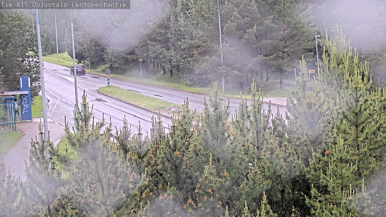 Weather Camera Image Road 816 Oulunsalo, Lentokentäntie, Oulu, Pohjois-Pohjanmaa