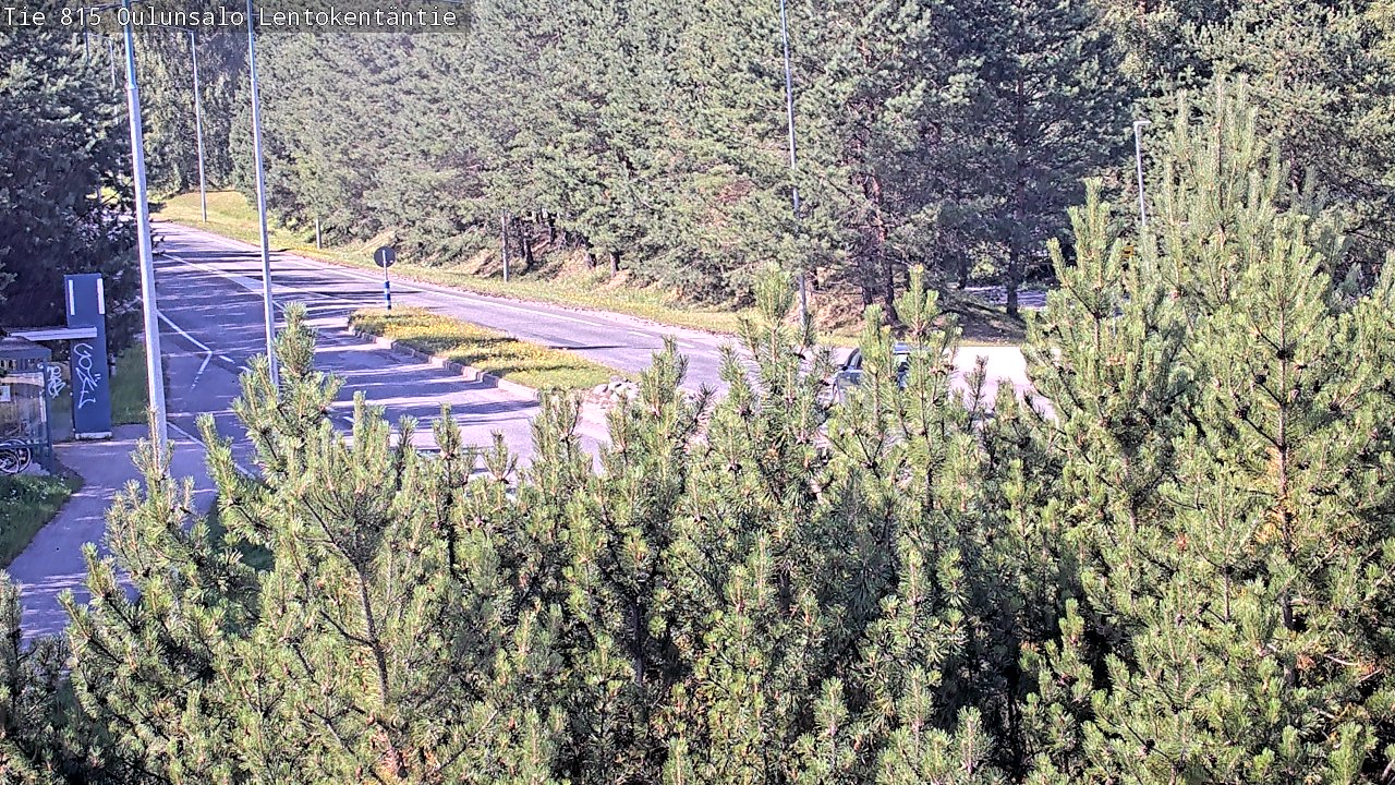 Kelikamerat Kuva Tie 816 Oulunsalo, Lentokentäntie, Oulu, Pohjois-Pohjanmaa