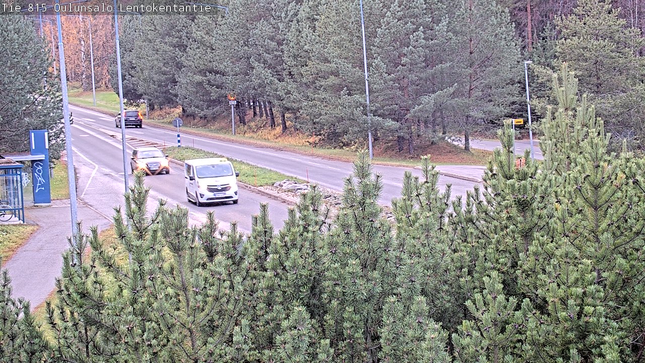 Kelikamerat Kuva Tie 816 Oulunsalo, Lentokentäntie, Oulu, Pohjois-Pohjanmaa