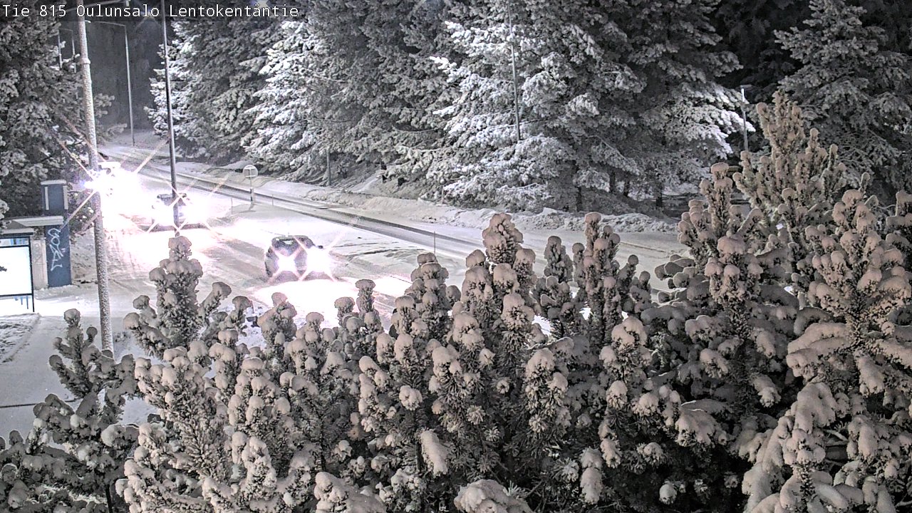 Kelikamerat Kuva Tie 816 Oulunsalo, Lentokentäntie, Oulu, Pohjois-Pohjanmaa