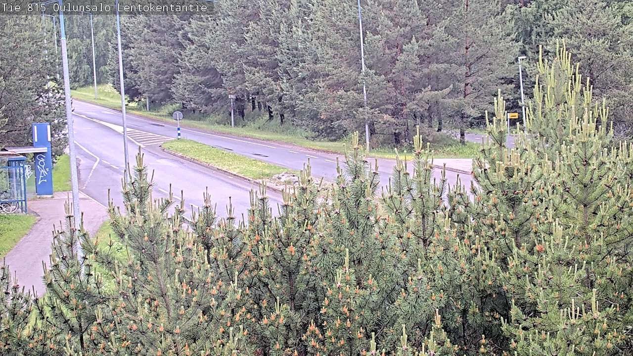 Weather Camera Image Road 816 Oulunsalo, Lentokentäntie, Oulu, Pohjois-Pohjanmaa