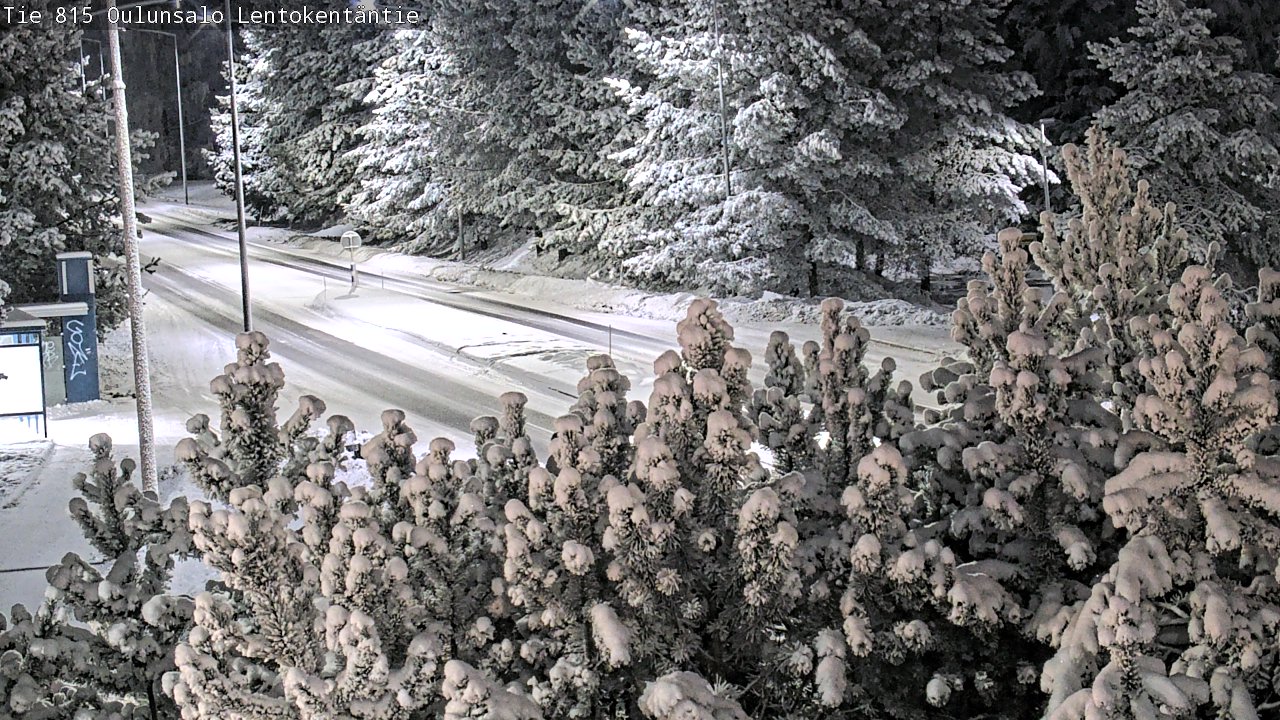 Kelikamerat Kuva Tie 816 Oulunsalo, Lentokentäntie, Oulu, Pohjois-Pohjanmaa