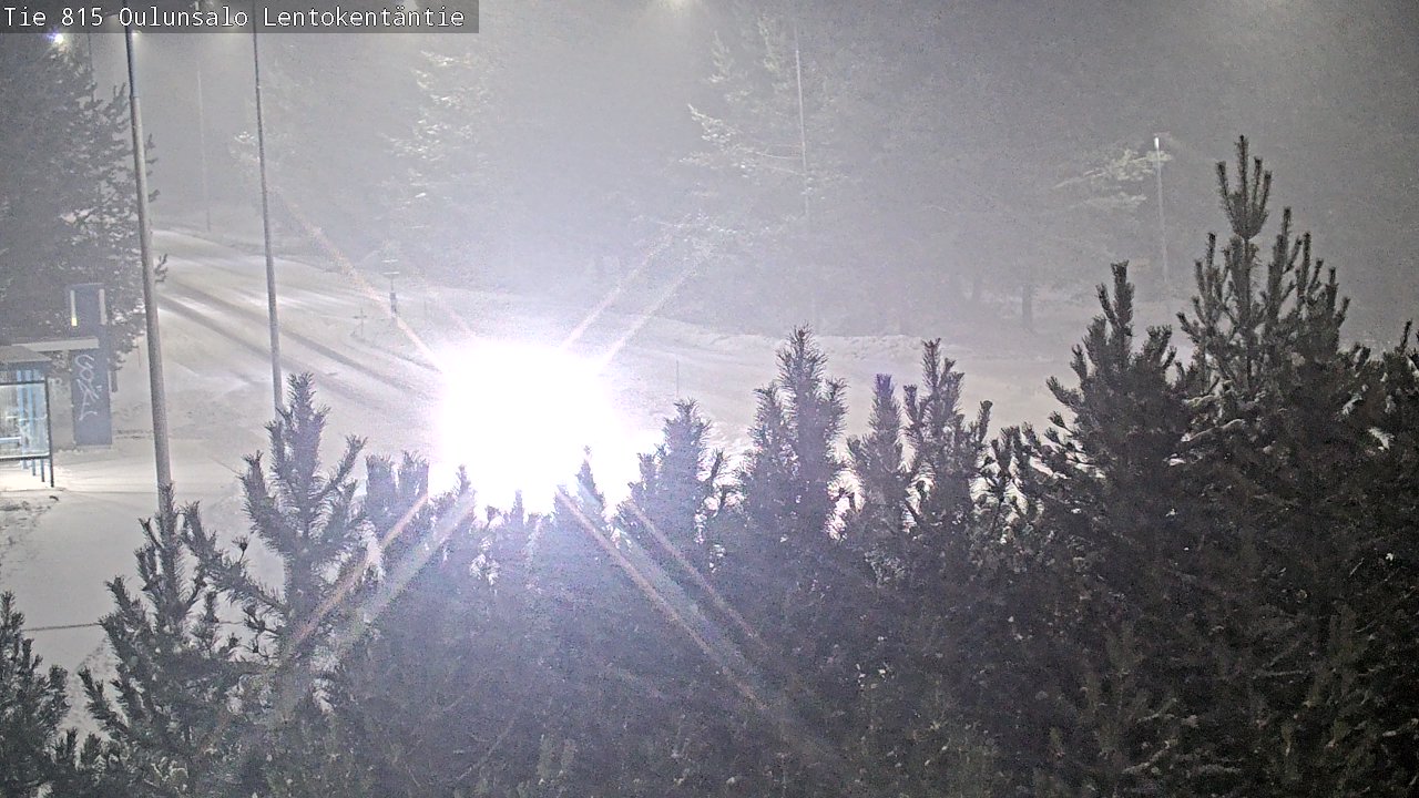 Kelikamerat Kuva Tie 816 Oulunsalo, Lentokentäntie, Oulu, Pohjois-Pohjanmaa