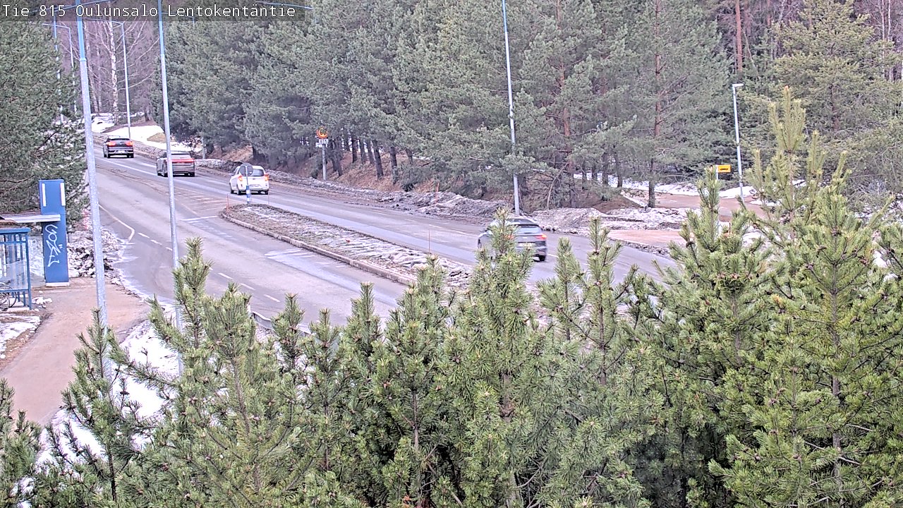 Weather Camera Image Road 816 Oulunsalo, Lentokentäntie, Oulu, Pohjois-Pohjanmaa