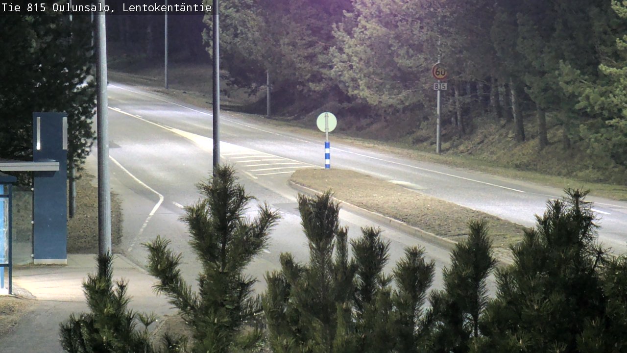 Weather Camera Image Road 816 Oulunsalo, Lentokentäntie, Oulu, Pohjois-Pohjanmaa