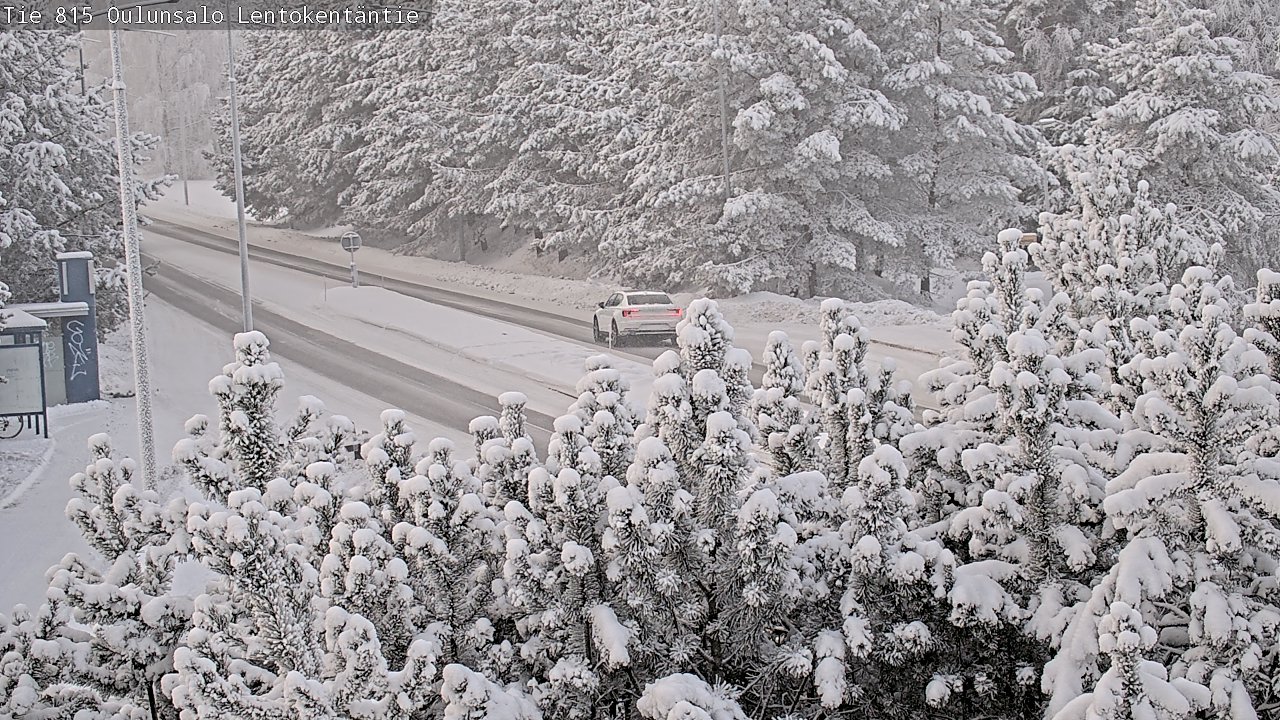 Kelikamerat Kuva Tie 816 Oulunsalo, Lentokentäntie, Oulu, Pohjois-Pohjanmaa