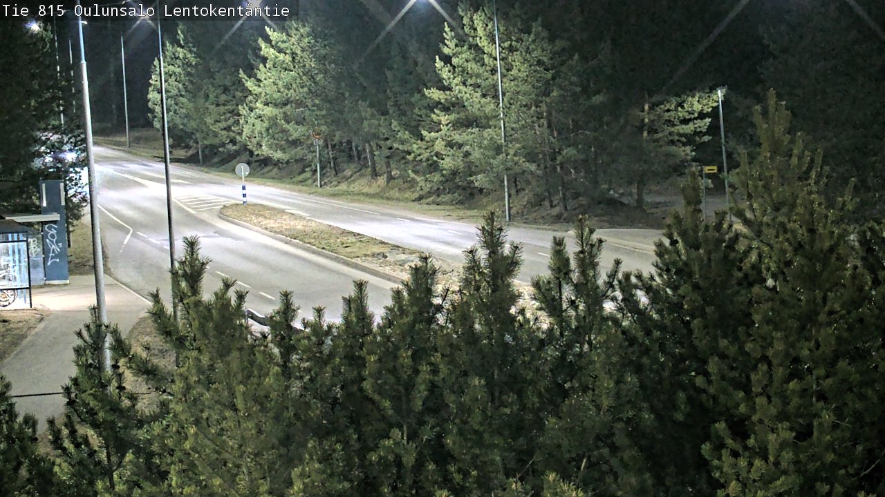 Weather Camera Image Road 816 Oulunsalo, Lentokentäntie, Oulu, Pohjois-Pohjanmaa