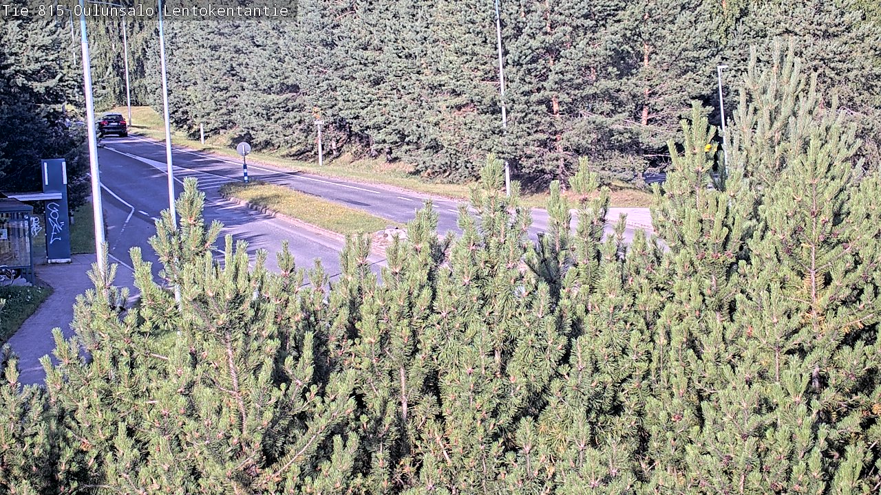 Weather Camera Image Road 816 Oulunsalo, Lentokentäntie, Oulu, Pohjois-Pohjanmaa