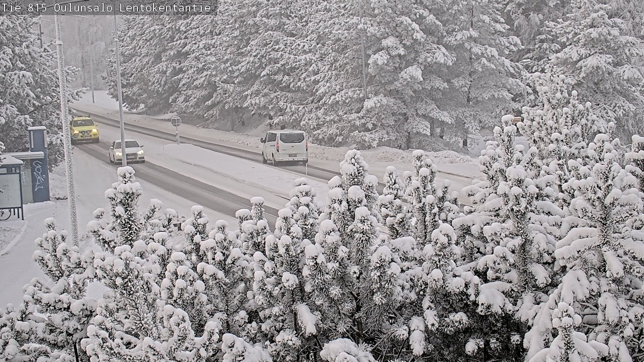 Kelikamerat Kuva Tie 816 Oulunsalo, Lentokentäntie, Oulu, Pohjois-Pohjanmaa