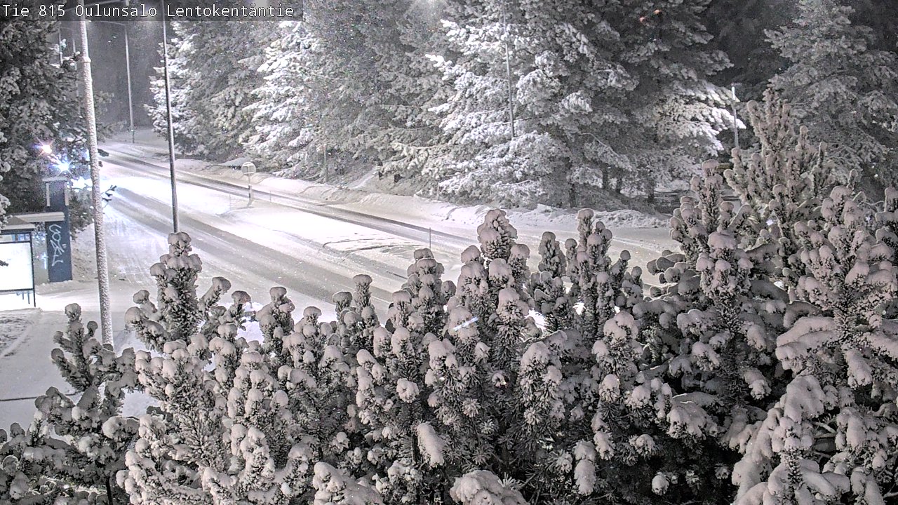 Kelikamerat Kuva Tie 816 Oulunsalo, Lentokentäntie, Oulu, Pohjois-Pohjanmaa