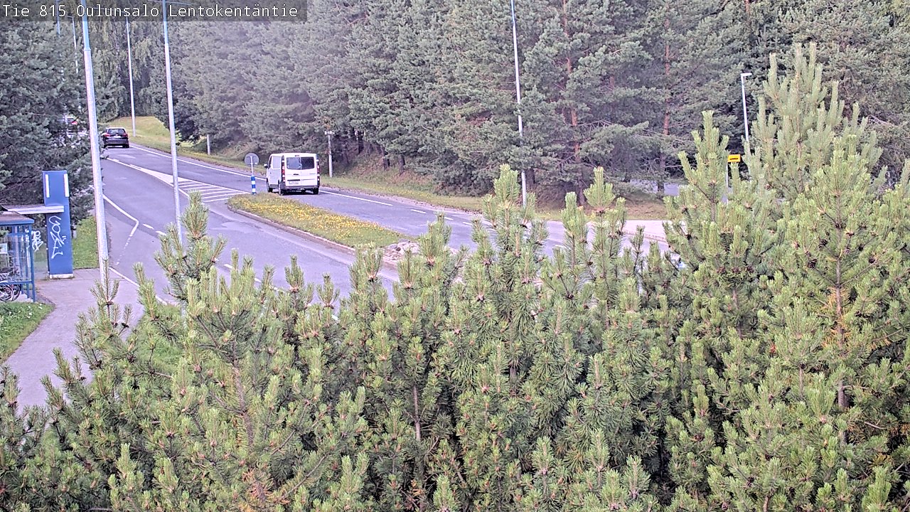 Weather Camera Image Road 816 Oulunsalo, Lentokentäntie, Oulu, Pohjois-Pohjanmaa