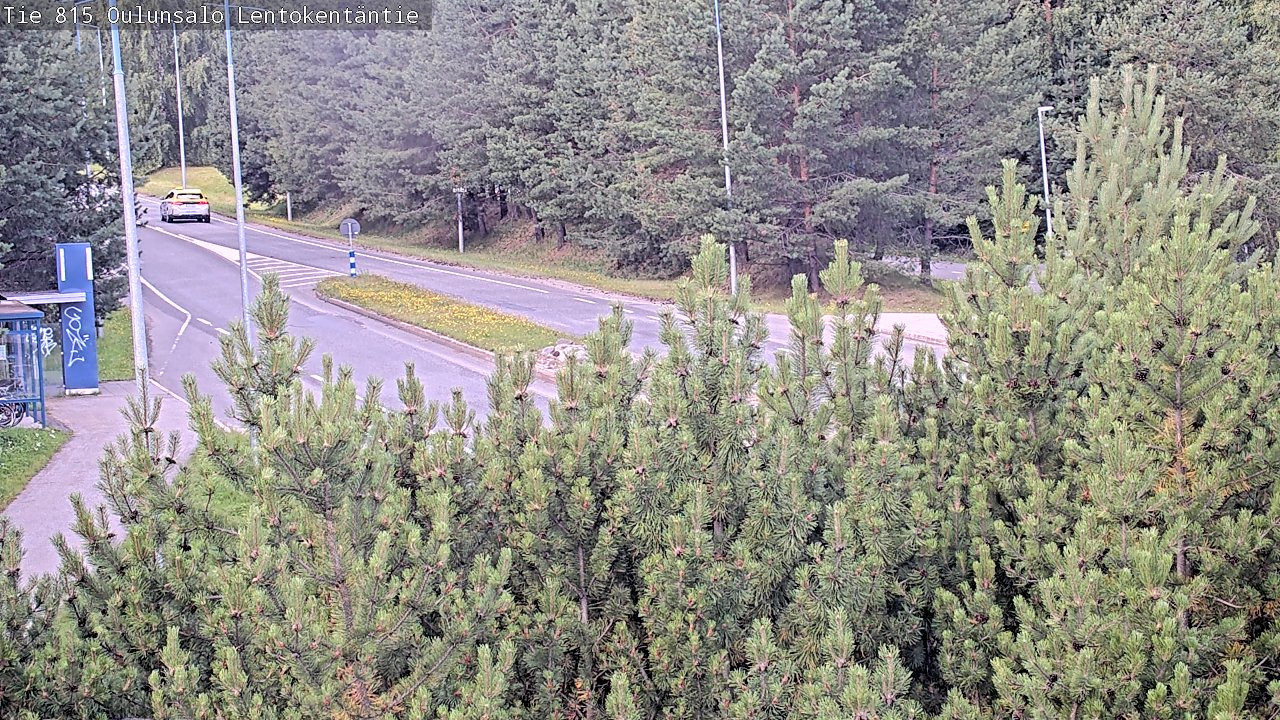 Weather Camera Image Road 816 Oulunsalo, Lentokentäntie, Oulu, Pohjois-Pohjanmaa