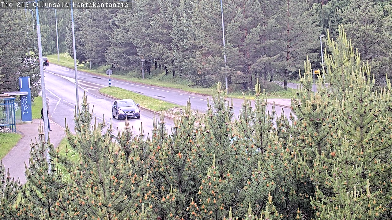 Kelikamerat Kuva Tie 816 Oulunsalo, Lentokentäntie, Oulu, Pohjois-Pohjanmaa