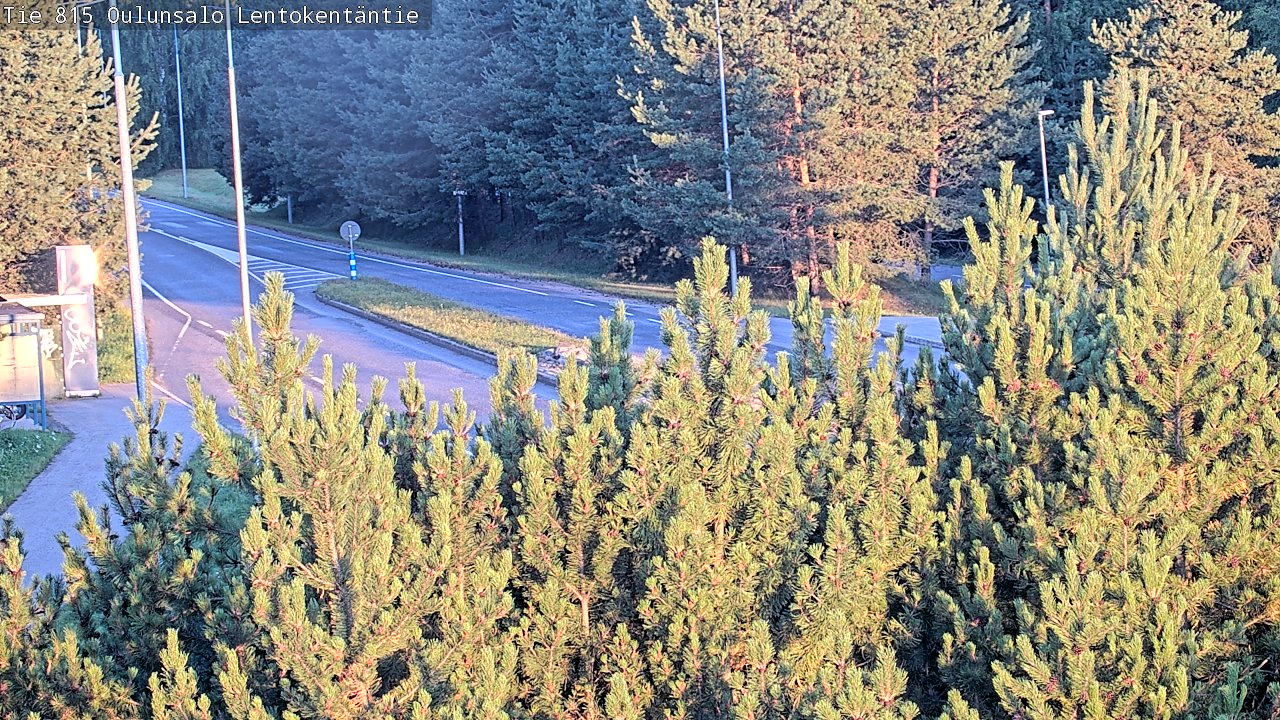 Weather Camera Image Road 816 Oulunsalo, Lentokentäntie, Oulu, Pohjois-Pohjanmaa
