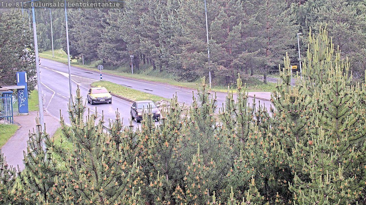 Kelikamerat Kuva Tie 816 Oulunsalo, Lentokentäntie, Oulu, Pohjois-Pohjanmaa