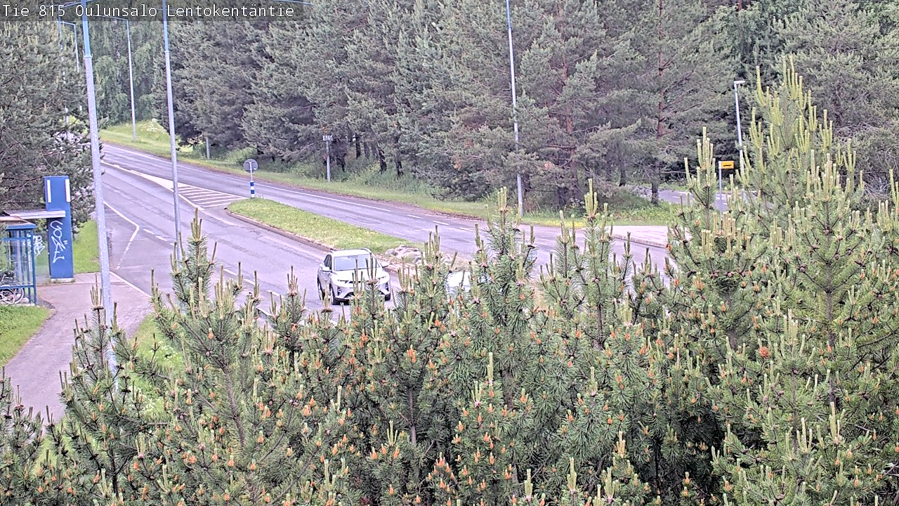 Kelikamerat Kuva Tie 816 Oulunsalo, Lentokentäntie, Oulu, Pohjois-Pohjanmaa