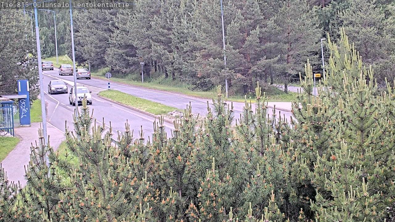 Kelikamerat Kuva Tie 816 Oulunsalo, Lentokentäntie, Oulu, Pohjois-Pohjanmaa