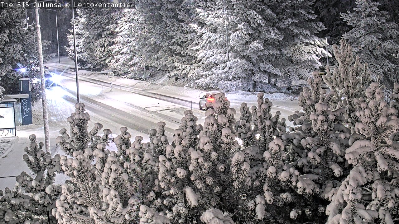 Kelikamerat Kuva Tie 816 Oulunsalo, Lentokentäntie, Oulu, Pohjois-Pohjanmaa