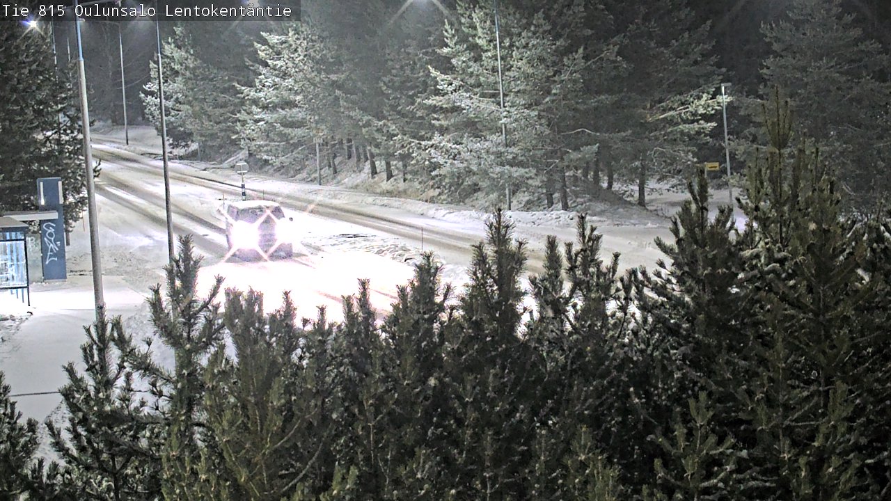 Kelikamerat Kuva Tie 816 Oulunsalo, Lentokentäntie, Oulu, Pohjois-Pohjanmaa