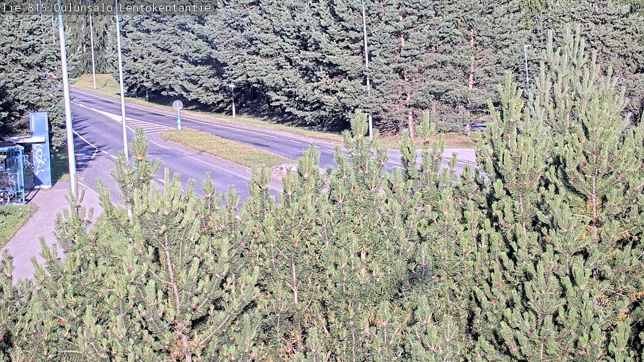 Weather Camera Image Road 816 Oulunsalo, Lentokentäntie, Oulu, Pohjois-Pohjanmaa