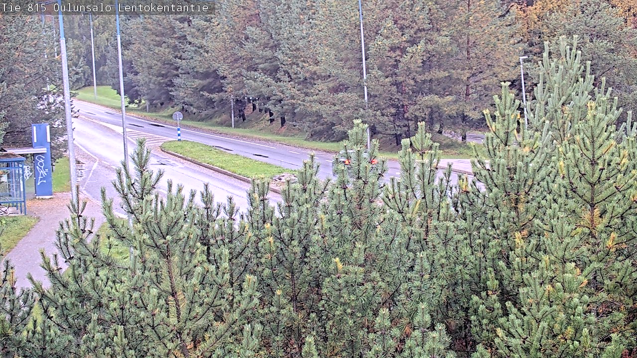 Weather Camera Image Road 816 Oulunsalo, Lentokentäntie, Oulu, Pohjois-Pohjanmaa