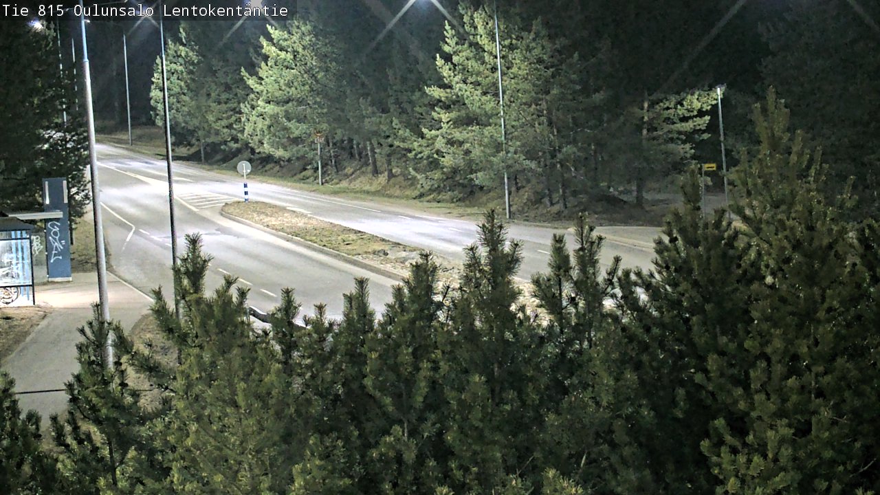 Weather Camera Image Road 816 Oulunsalo, Lentokentäntie, Oulu, Pohjois-Pohjanmaa
