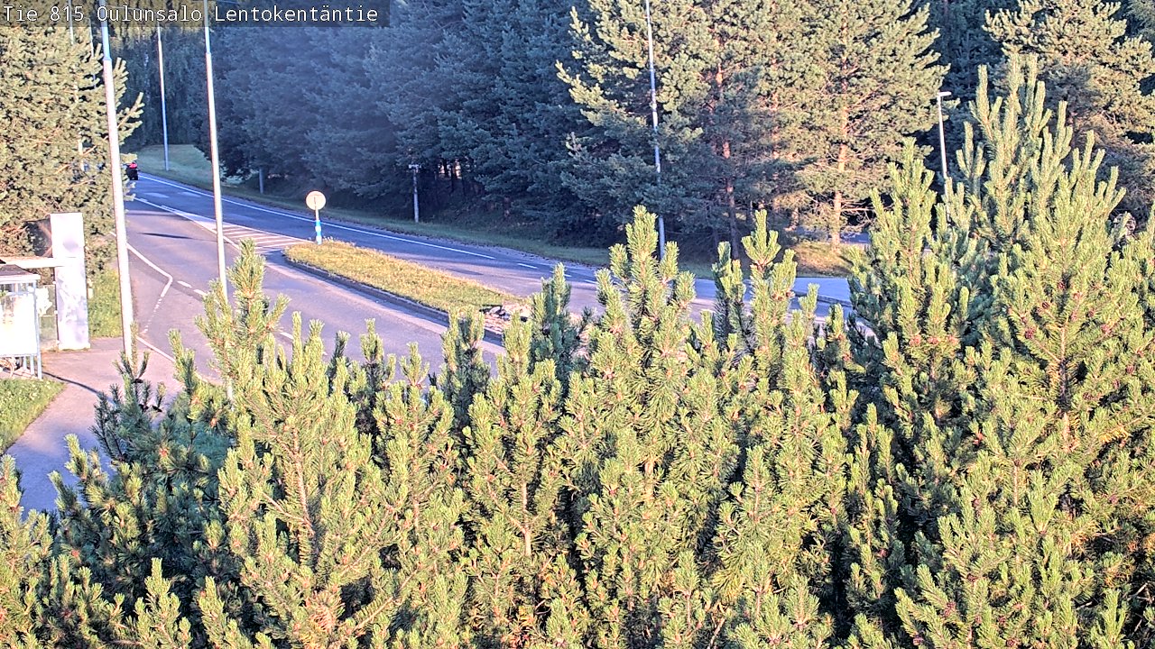 Weather Camera Image Road 816 Oulunsalo, Lentokentäntie, Oulu, Pohjois-Pohjanmaa