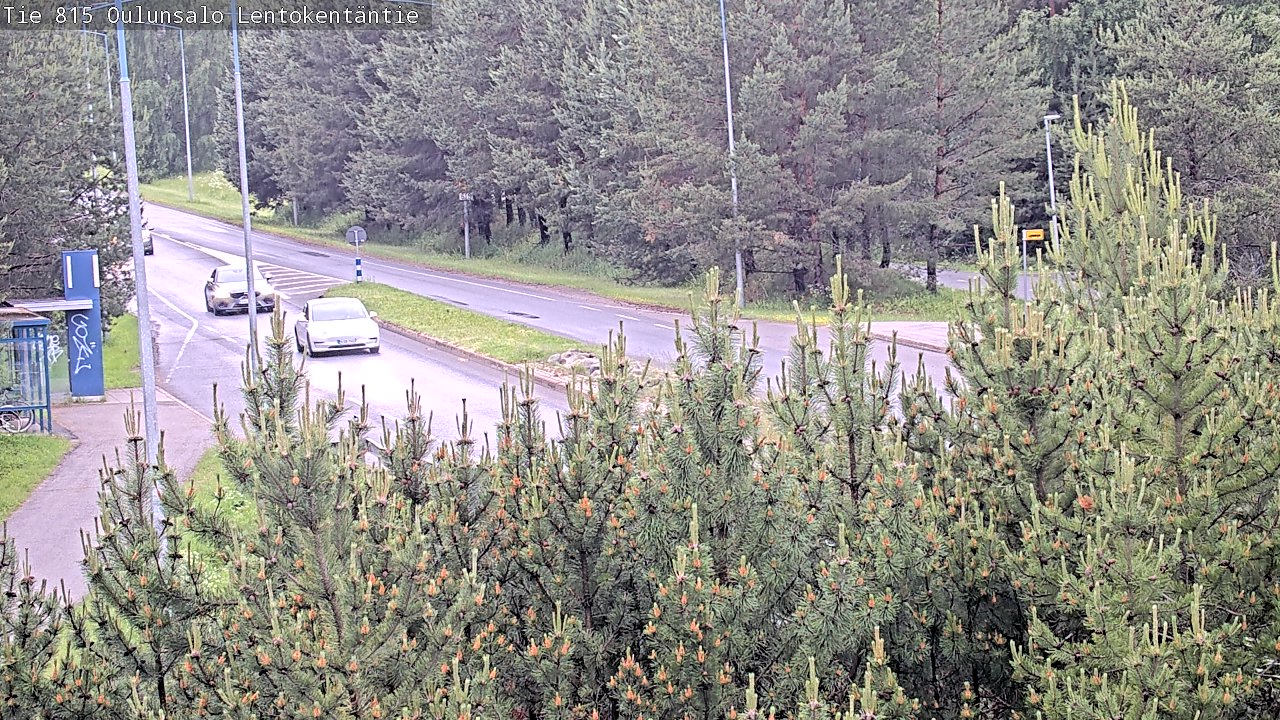 Kelikamerat Kuva Tie 816 Oulunsalo, Lentokentäntie, Oulu, Pohjois-Pohjanmaa